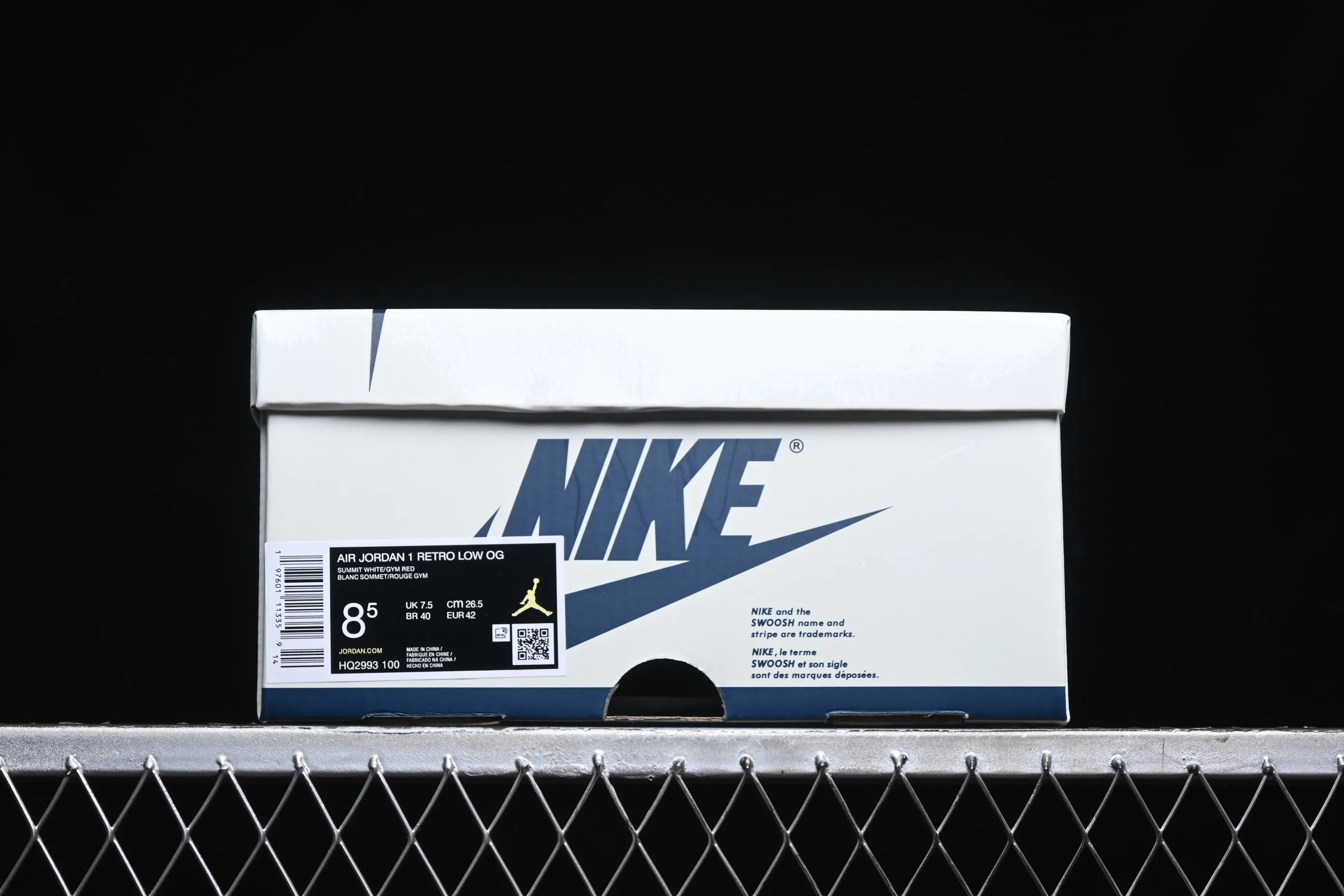 All categories Air Jordan Jordan series basketball shoes Air Jordan 1 Low G version pure original Air Jordan 1 Low OG "Howard University" AJ1 Joe 1 Howard University low-top cultural and casual sneakers HQ2993-100